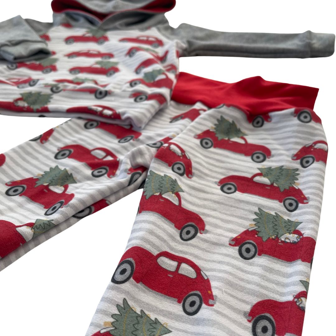 Red Cars Two-Piece Set - Zipease