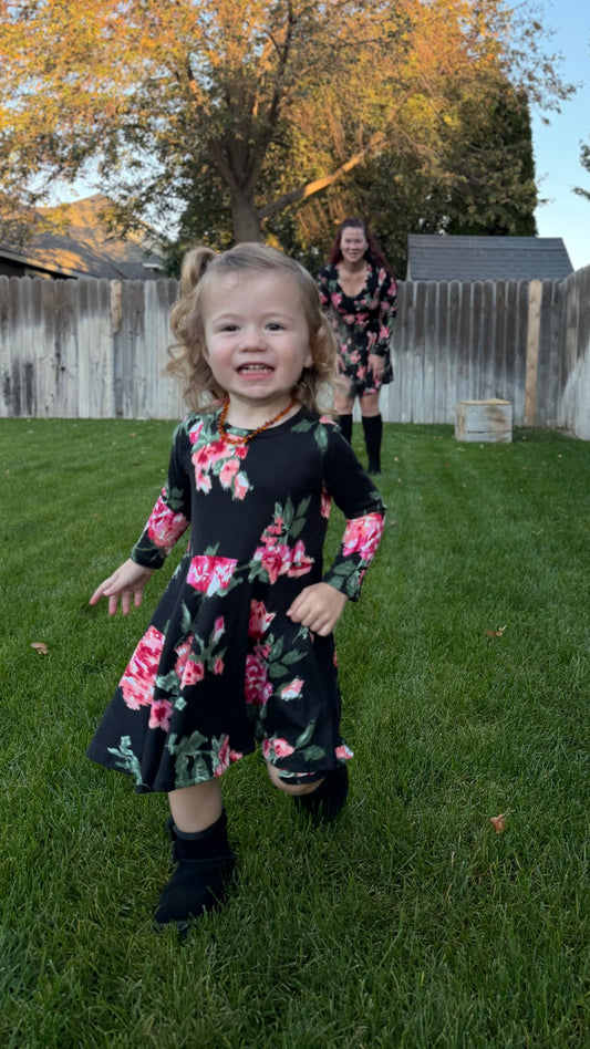 Pixel Petals Dress