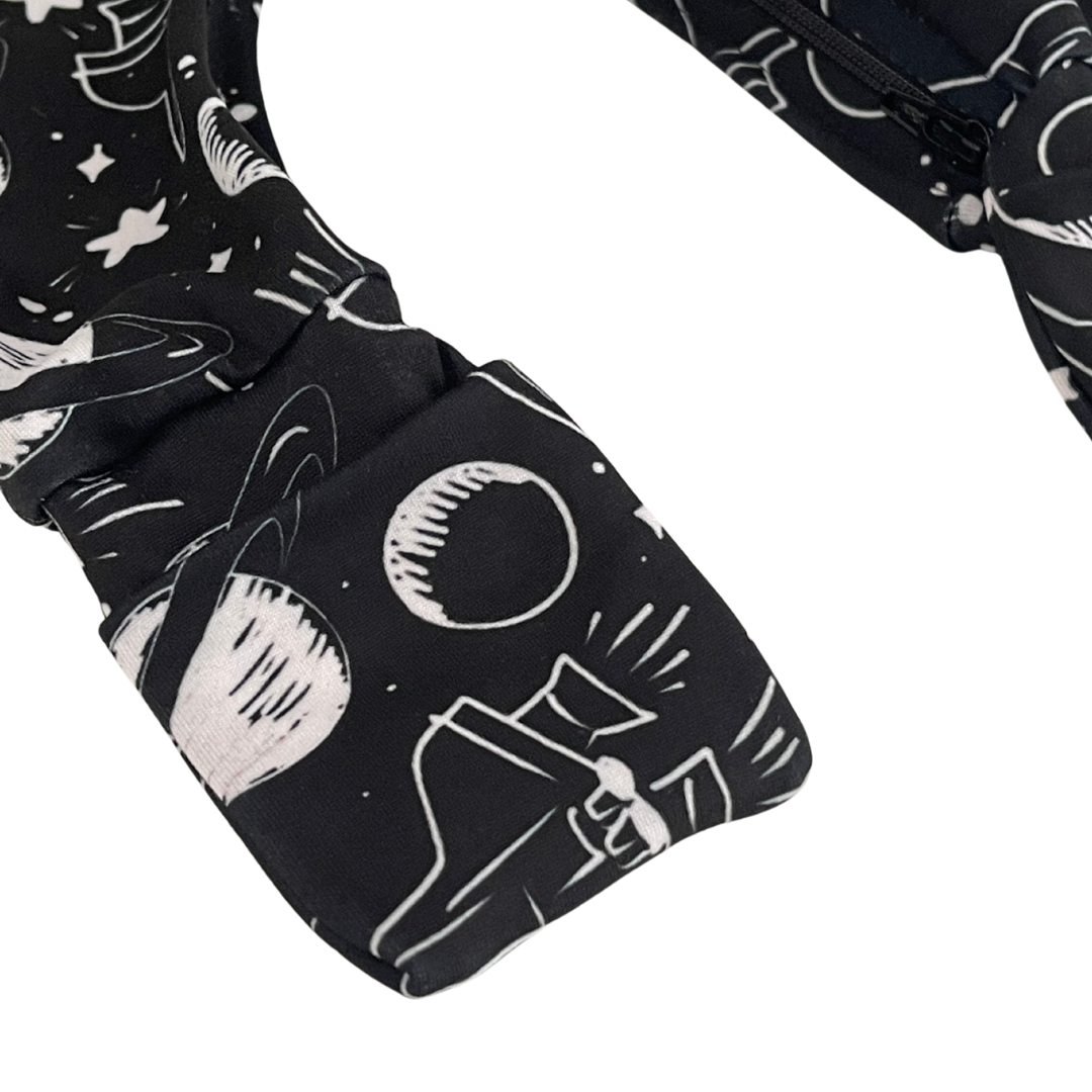 Space Sketches Zip Romper