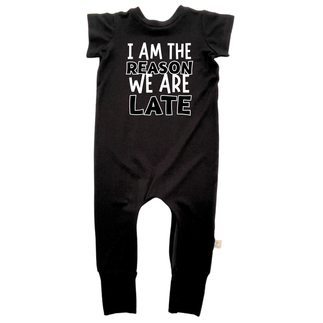 I’m the reason we are late (light) Vinyl Transfer