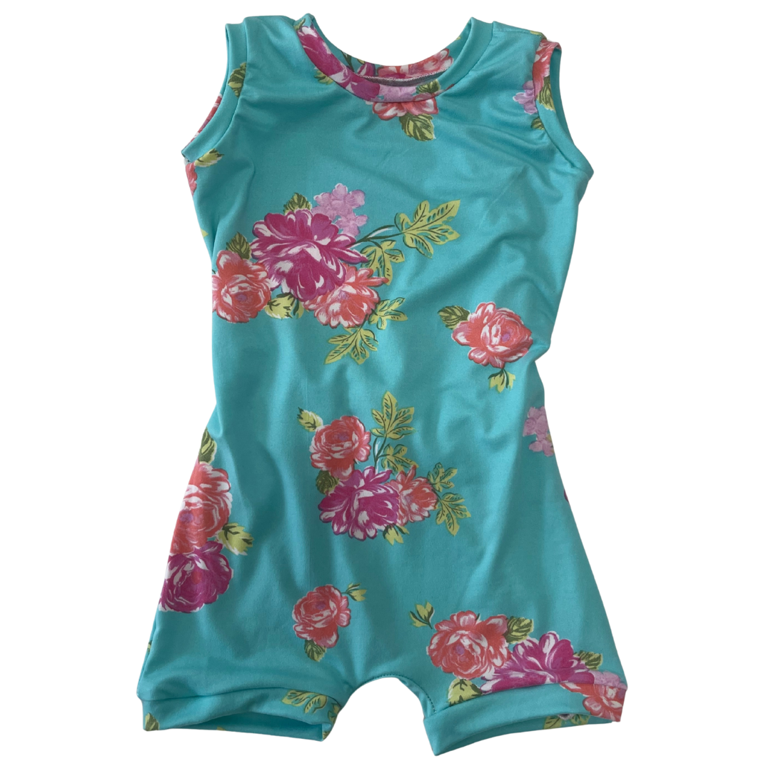 Roses on Cyan Flipease
