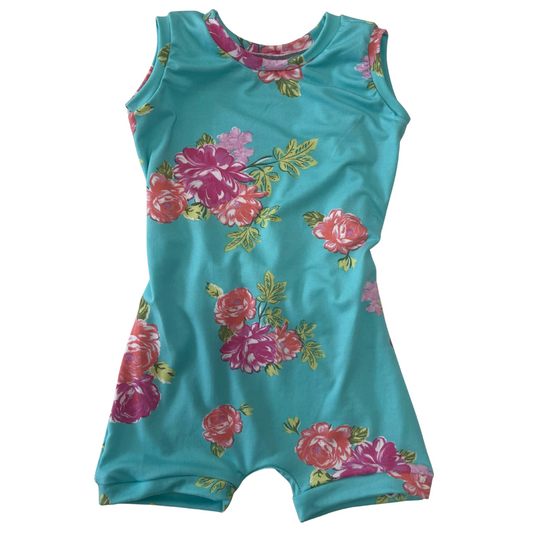 Roses on Cyan Flipease