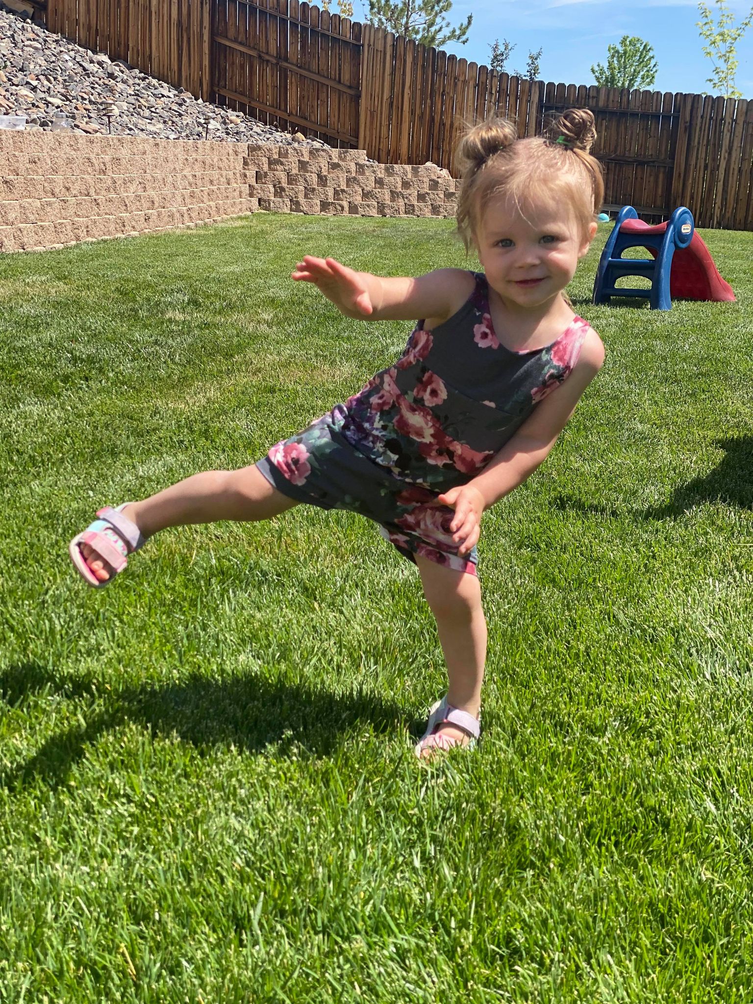 Grey Floral Tank Summer Zip Baby Romper - Zipease