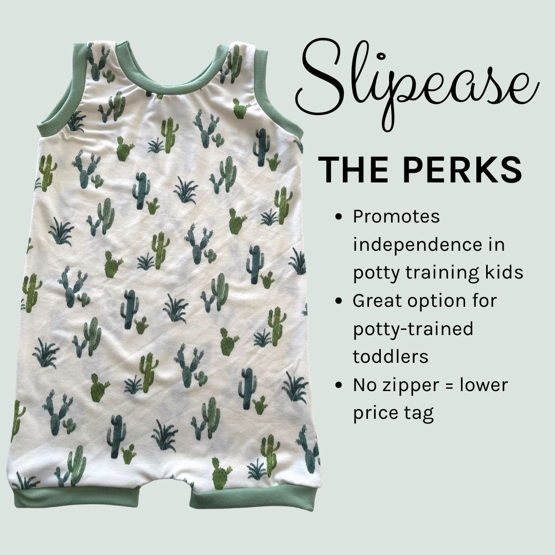 Ivory Cactus Summer Zip Romper - Zipease