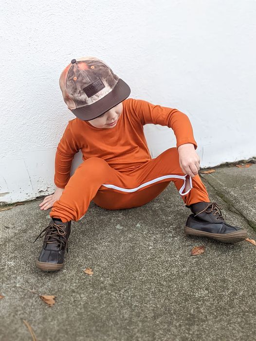 Burnt Orange Zip Baby Romper - Zipease