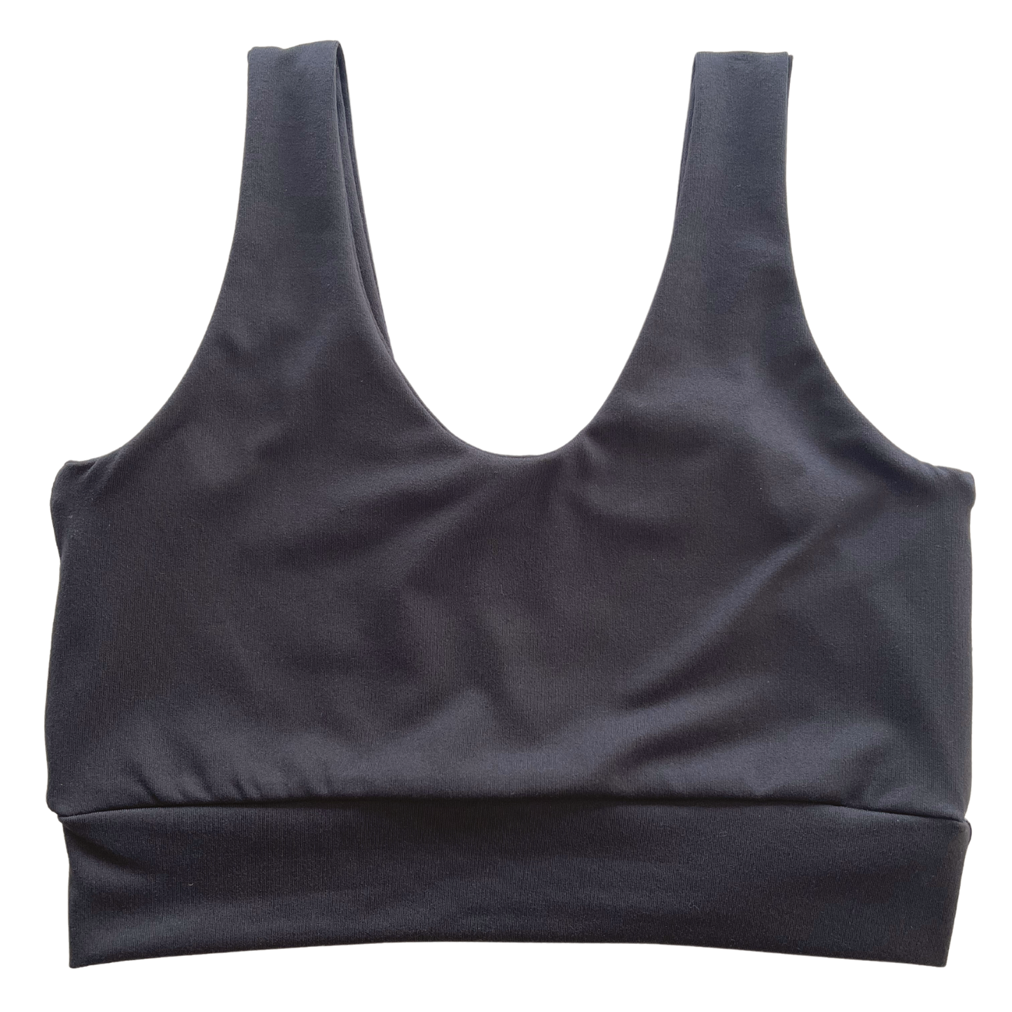 Essential Black Wireless Sports Bra - Zipease