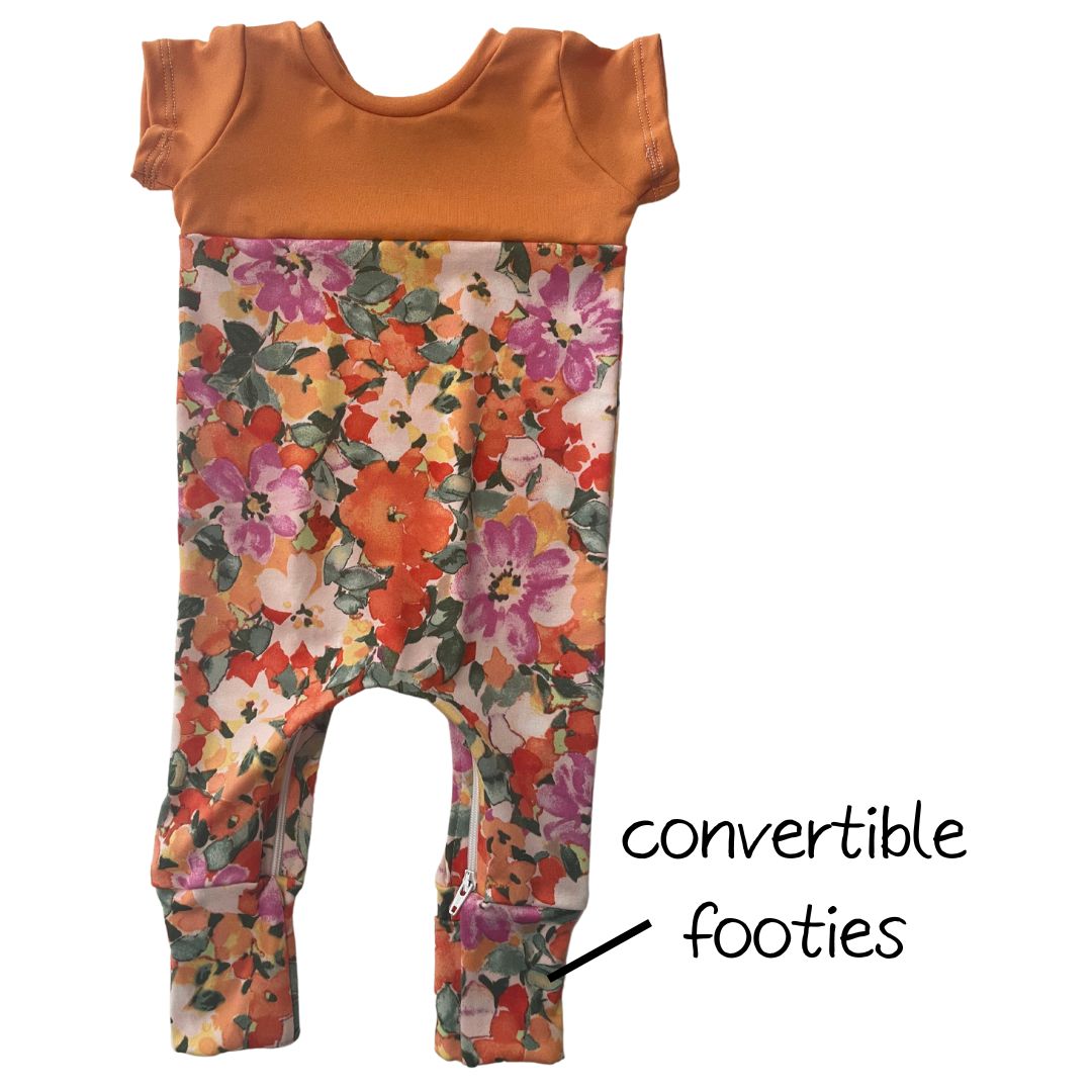 Spring Vibes Zip Romper - Zipease