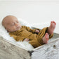 Caramel Sleeper Newborn Gown - Zipease