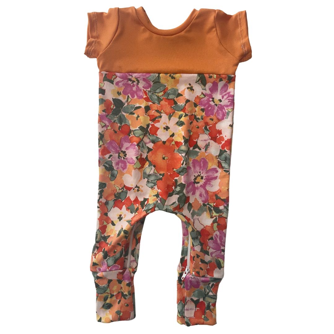 Spring Vibes Zip Romper - Zipease