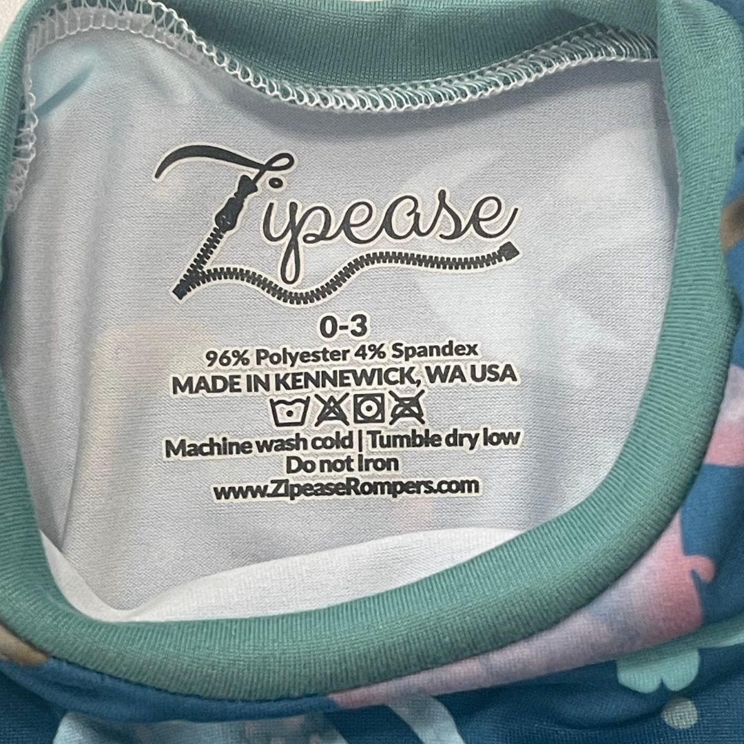 Navy Dinos with G-Tube Access - Zipease