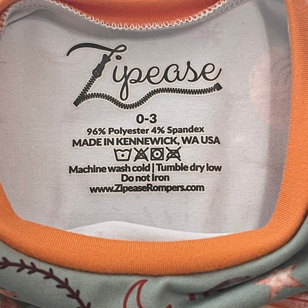 Sage Space Zip Romper - Zipease
