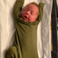 Olive Sleeper Newborn Gown - Zipease