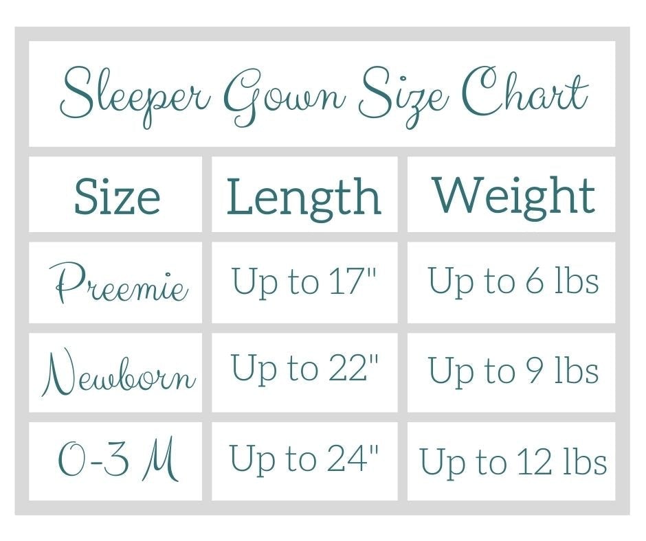 Black Sleeper Newborn Gown - Zipease