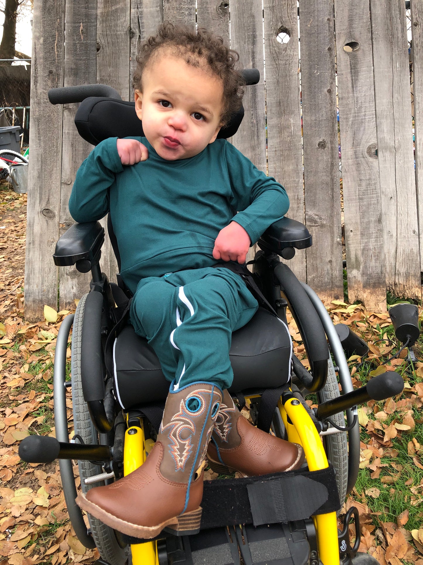 Pine Green with G-Tube Access - Zipease