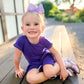Purple Skirted Shortease - Zipease