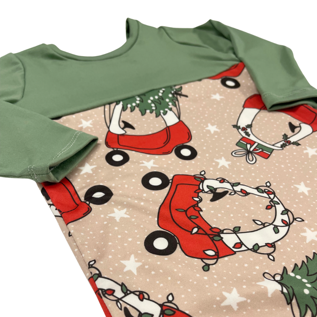 Cozy Coupe Color Block Zip Romper