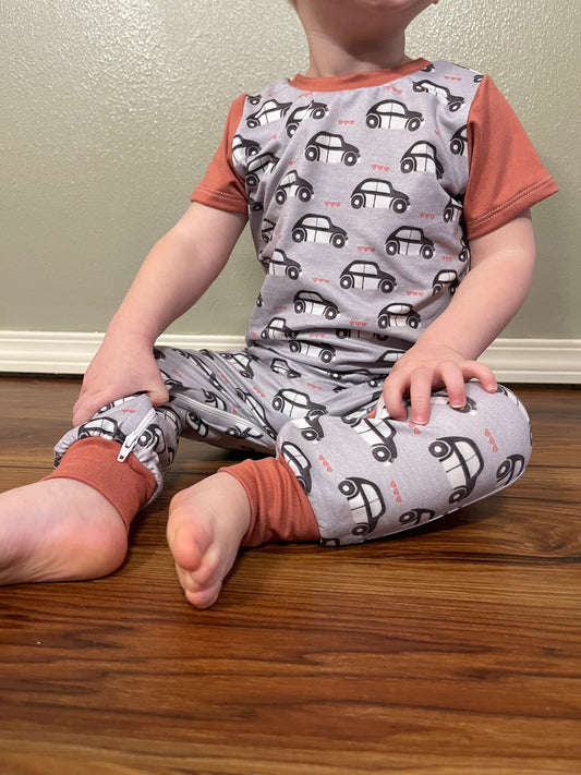 Love Bugs Zip Romper