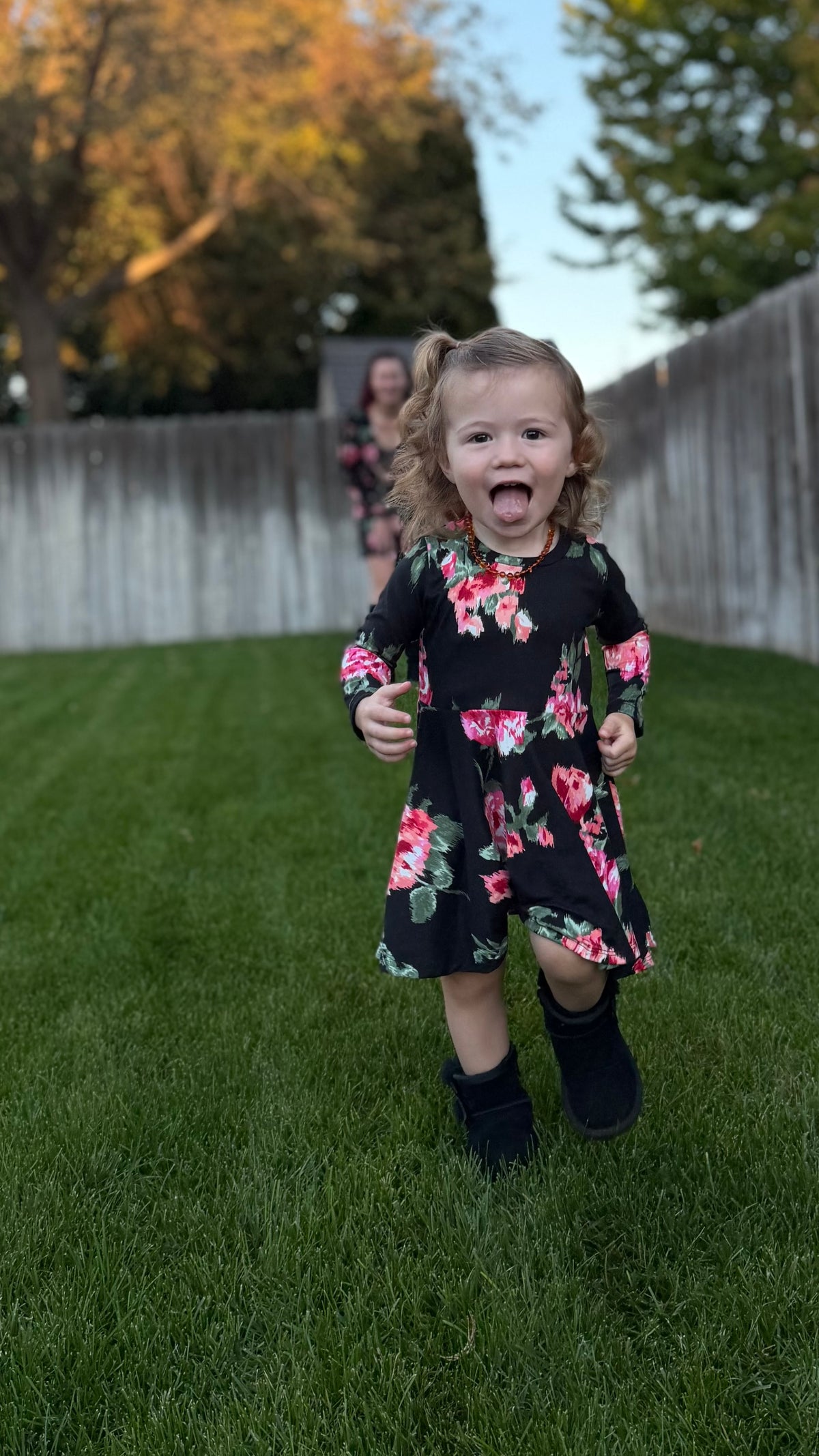 Pixel Petals Dress