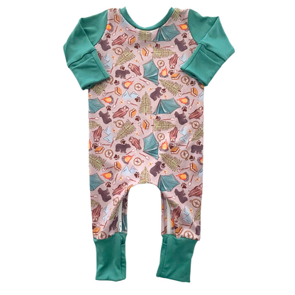 Camping Zip Romper - Zipease