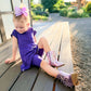 Purple Skirted Shortease - Zipease