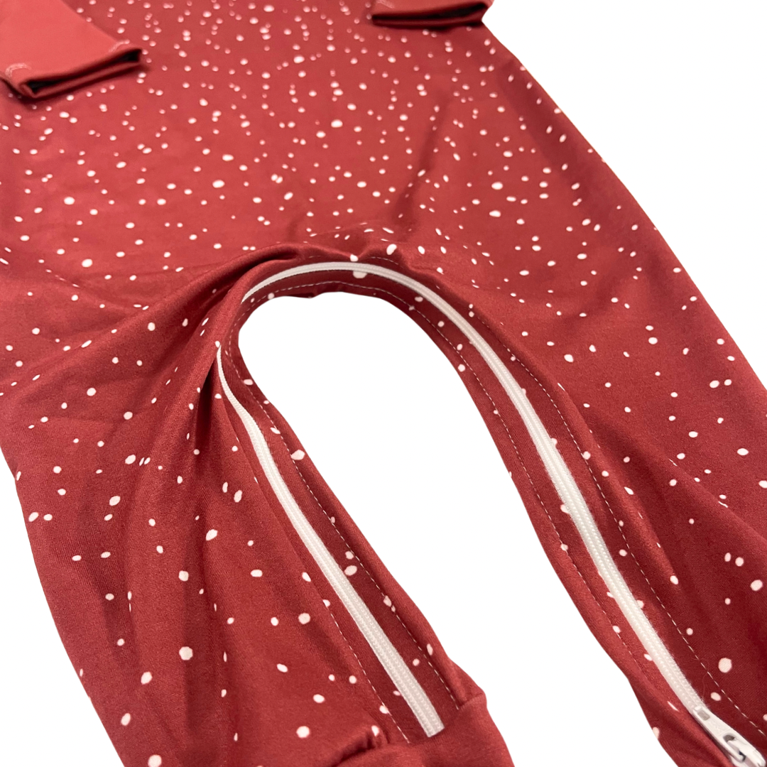 Baby It's Cold Outside Zip Romper