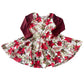 Poinsettia Twirl Dress - Zipease