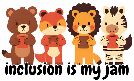 Inclusion is my jam Vinyl Transfer