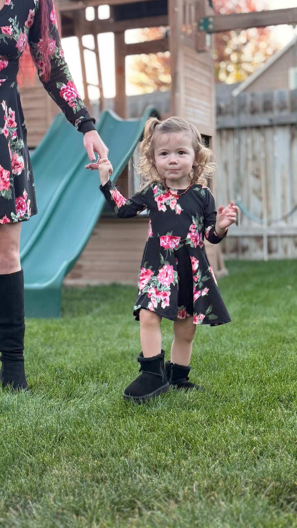 Pixel Petals Dress