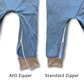 Dusty Blue G-Tube Zipease
