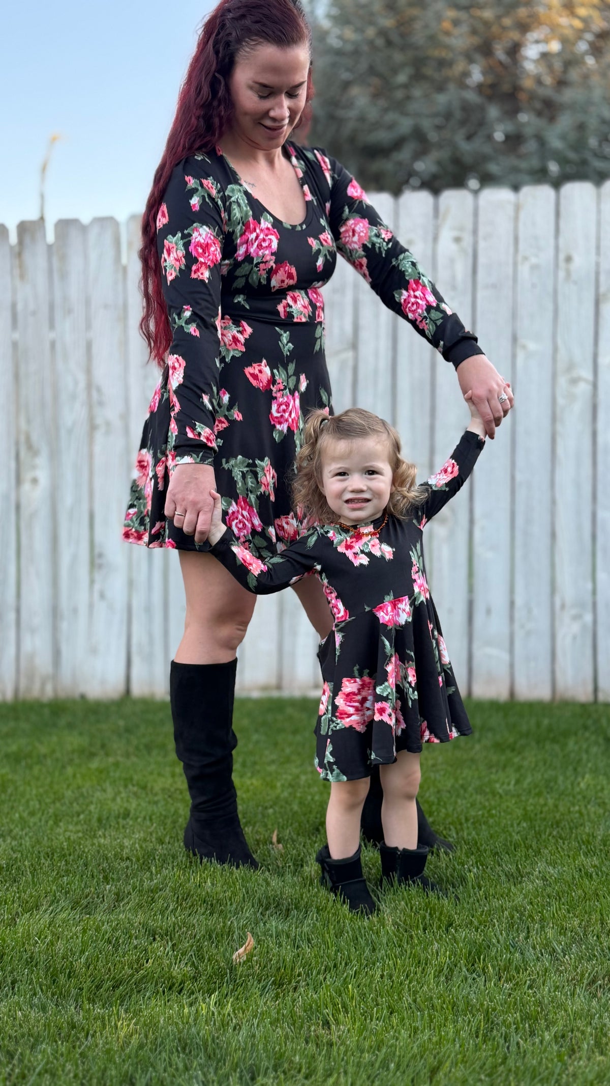 Pixel Petals Dress