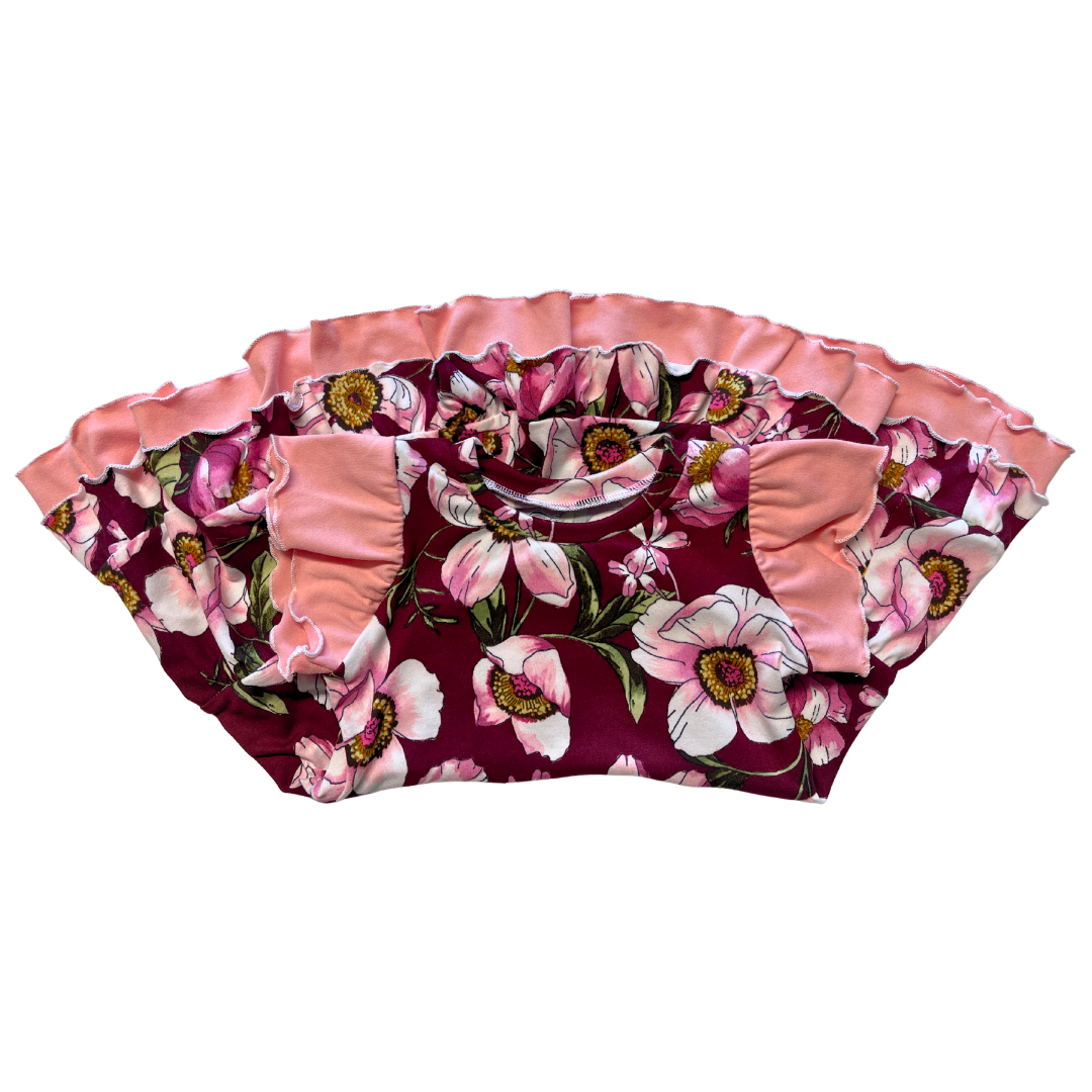 Blossom Ruffle Dress - Zipease