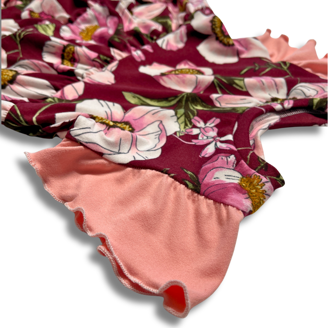 Blossom Ruffle Dress - Zipease