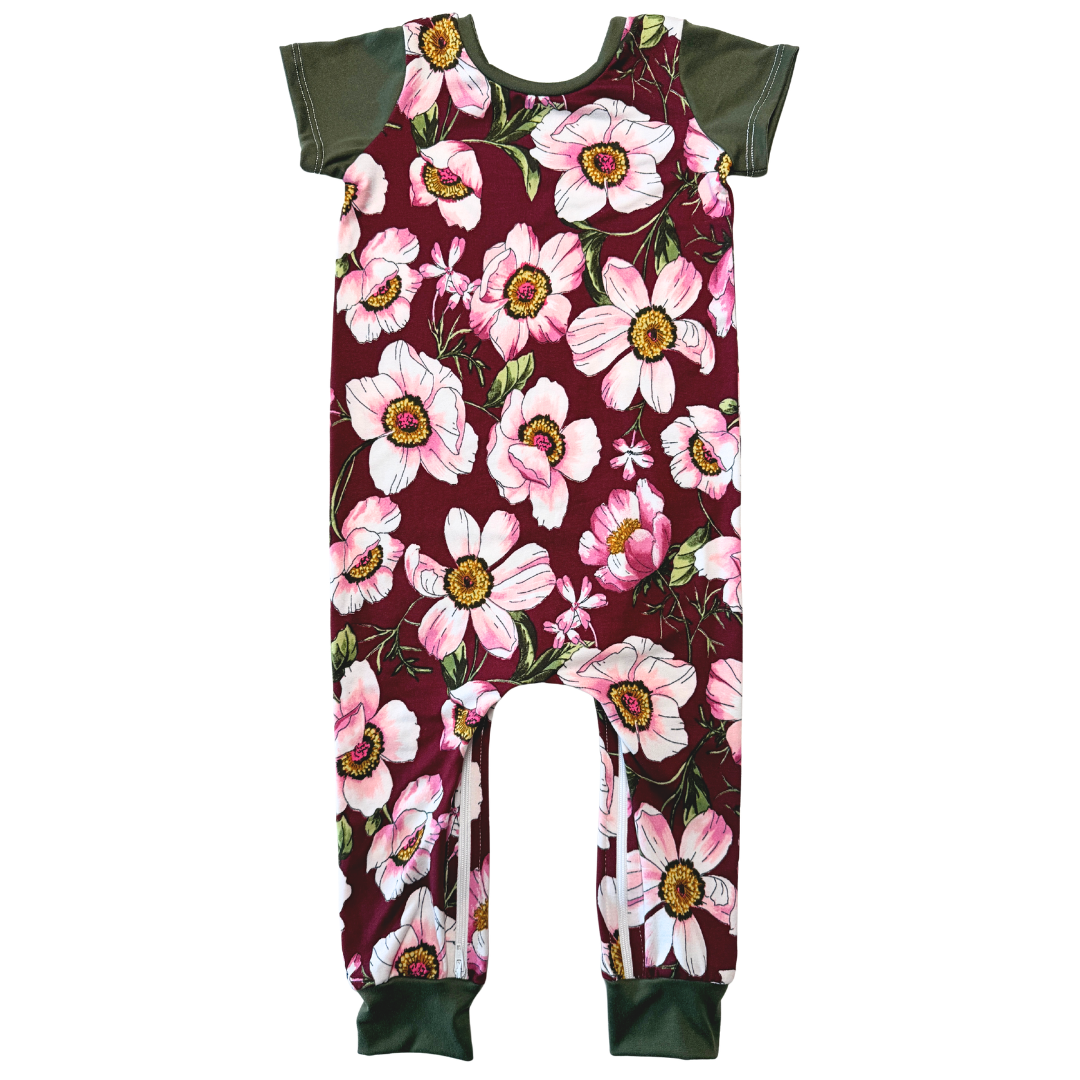 Blossoms on Crimson Zipease - Zipease