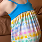 Daisy Plaid Bubble Zipease