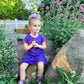 Purple Skirted Shortease - Zipease