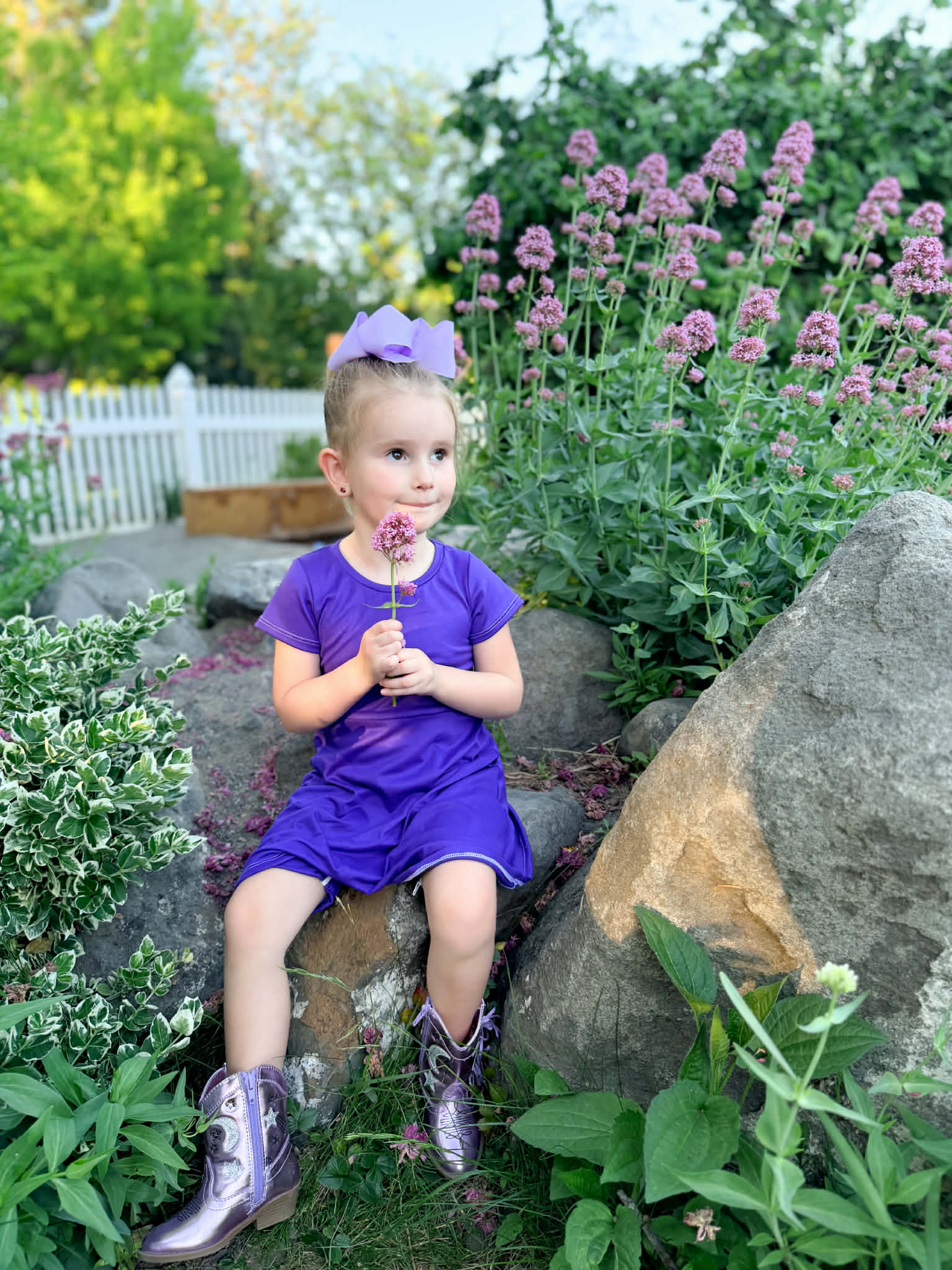 Purple Skirted Shortease - Zipease