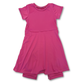 Hot Pink Skirted Shortease - Zipease