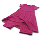Hot Pink Skirted Shortease - Zipease