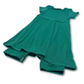 Kelly Green Skirted Shortease - Zipease