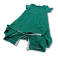 Kelly Green Skirted Shortease - Zipease