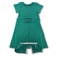Kelly Green G-Tube Skirted Shortease - Zipease