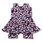 Lavender Floral Skirted Flipease