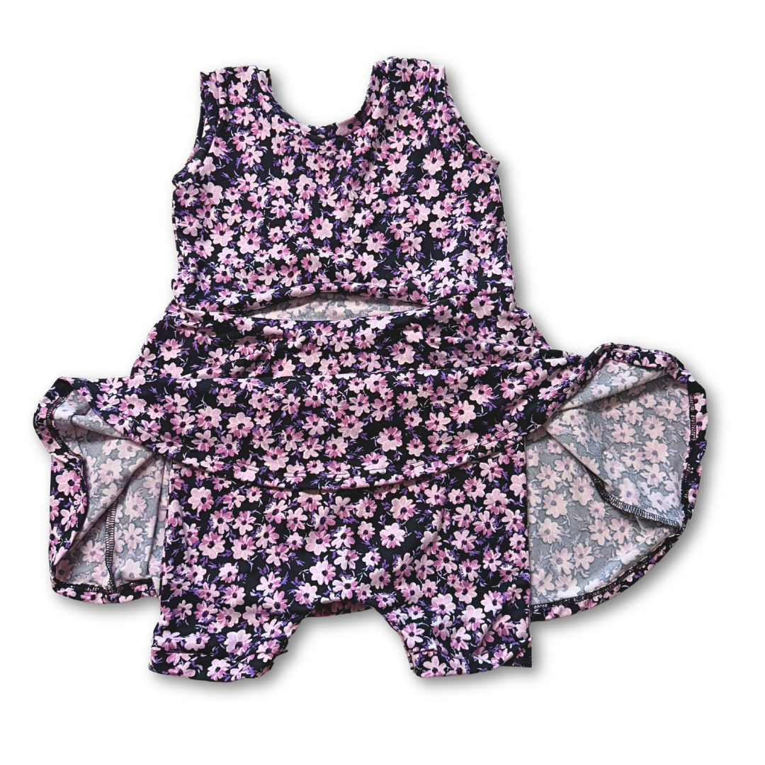 Lavender G-Tube Skirted Shortease