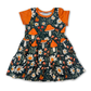 Mushroom Garden Ruffle Dress - Zipease