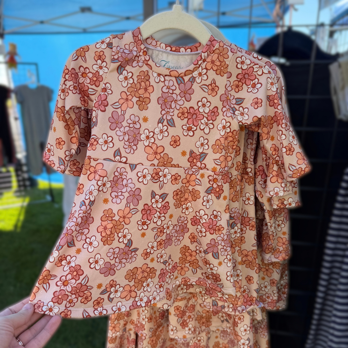 Muted Floral Dress
