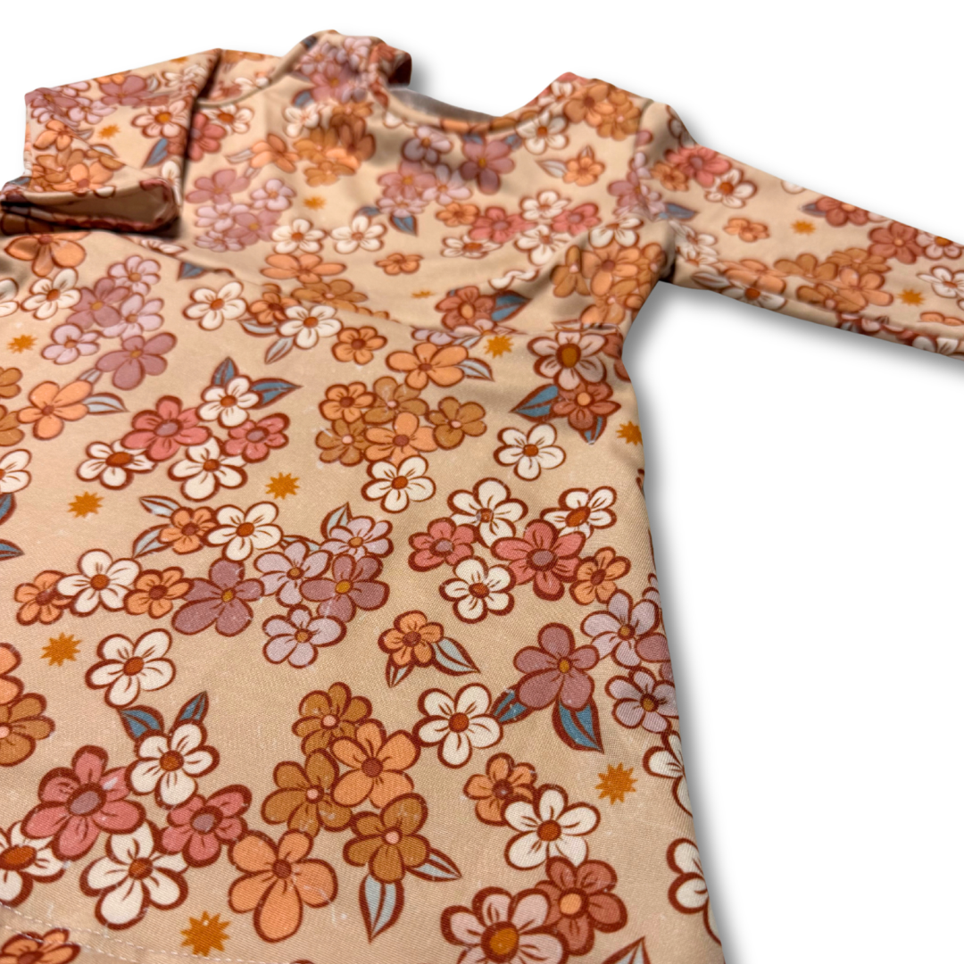 Muted Floral Dress