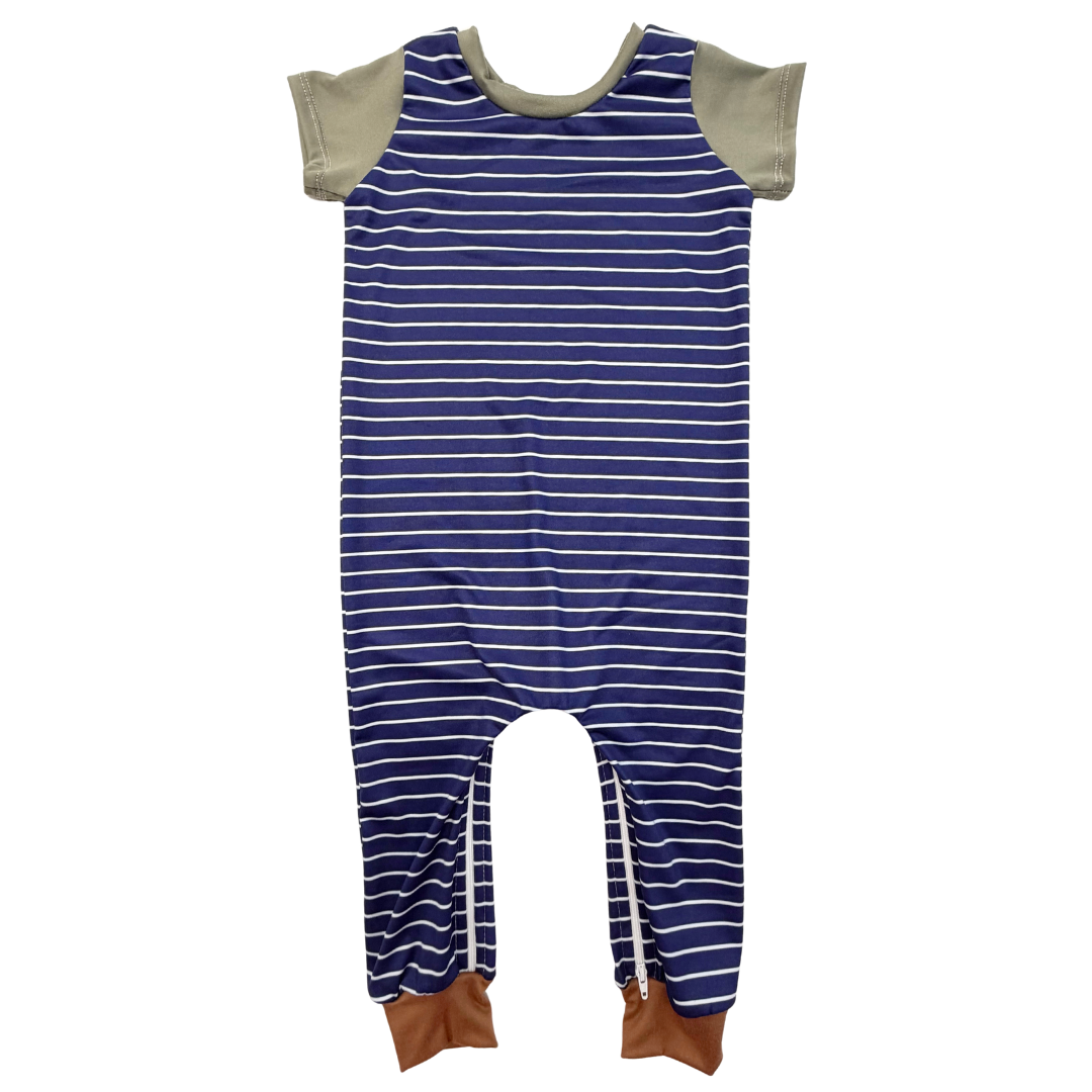 Navy Stripe Zipease - Zipease