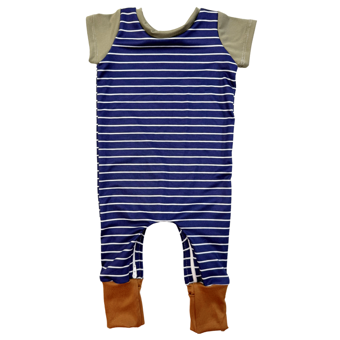 Navy Stripe Zipease - Zipease