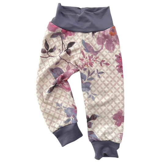 Magenta Floral Joggers