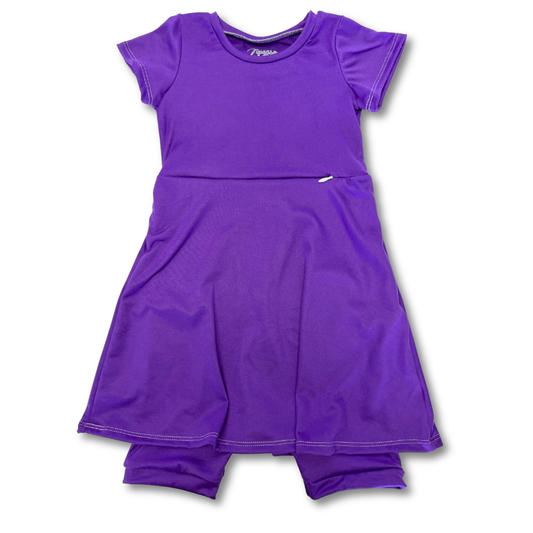 Purple G-Tube Skirted Shortease - Zipease